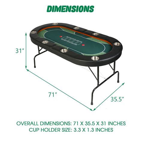 poker table dimensions|Iba pa.